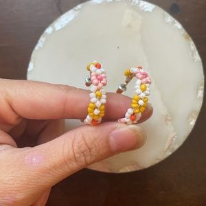 Flower earrings